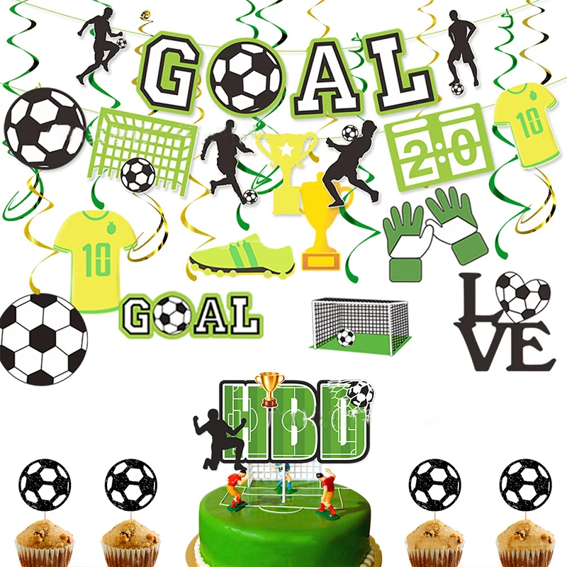 World Cup Theme Party Decor Goal Banner Green Football Bake Cake HBD CakeTopper Happy Football Birthday Party Decor Kids Favor 
World Cup Theme Party Decor Goal Banner Green Football Bake Cake HBD CakeTopper Happy Football Birthday Party Decor Kids Favor