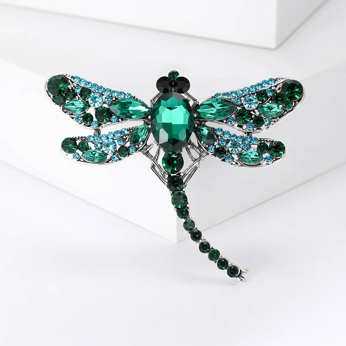 

Fashion Smaller Rhinestone Wings Dragonfly Brooch For Women Man Suit Exquisite Crystal Dragonfly Animal Brooches Jeweley Gifts