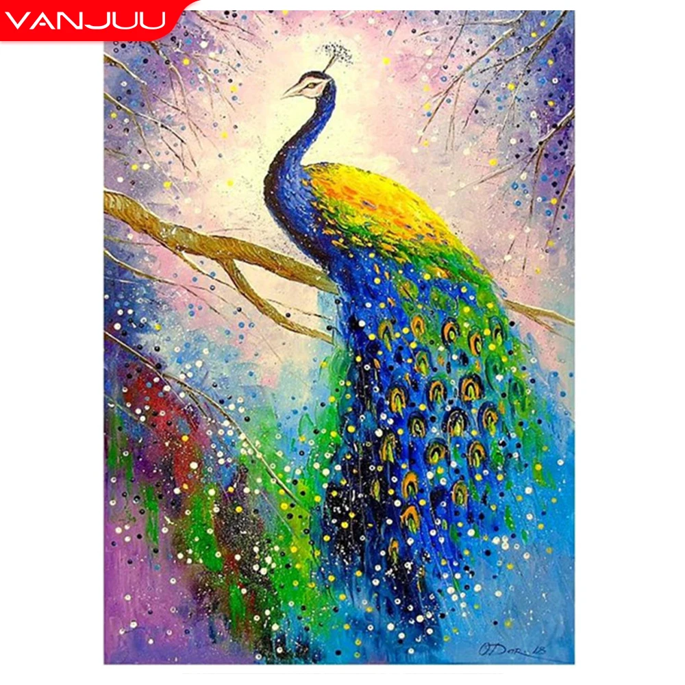 5D Diamond Painting Peacock Diamond Mosaic Full Drill Peacock feather Diamond Embroidery Kits Home Decor Rhinestones Painting
5D Diamond Painting Peacock Diamond Mosaic Full Drill Peacock feather Diamond Embroidery Kits Home Decor Rhinestones Painting