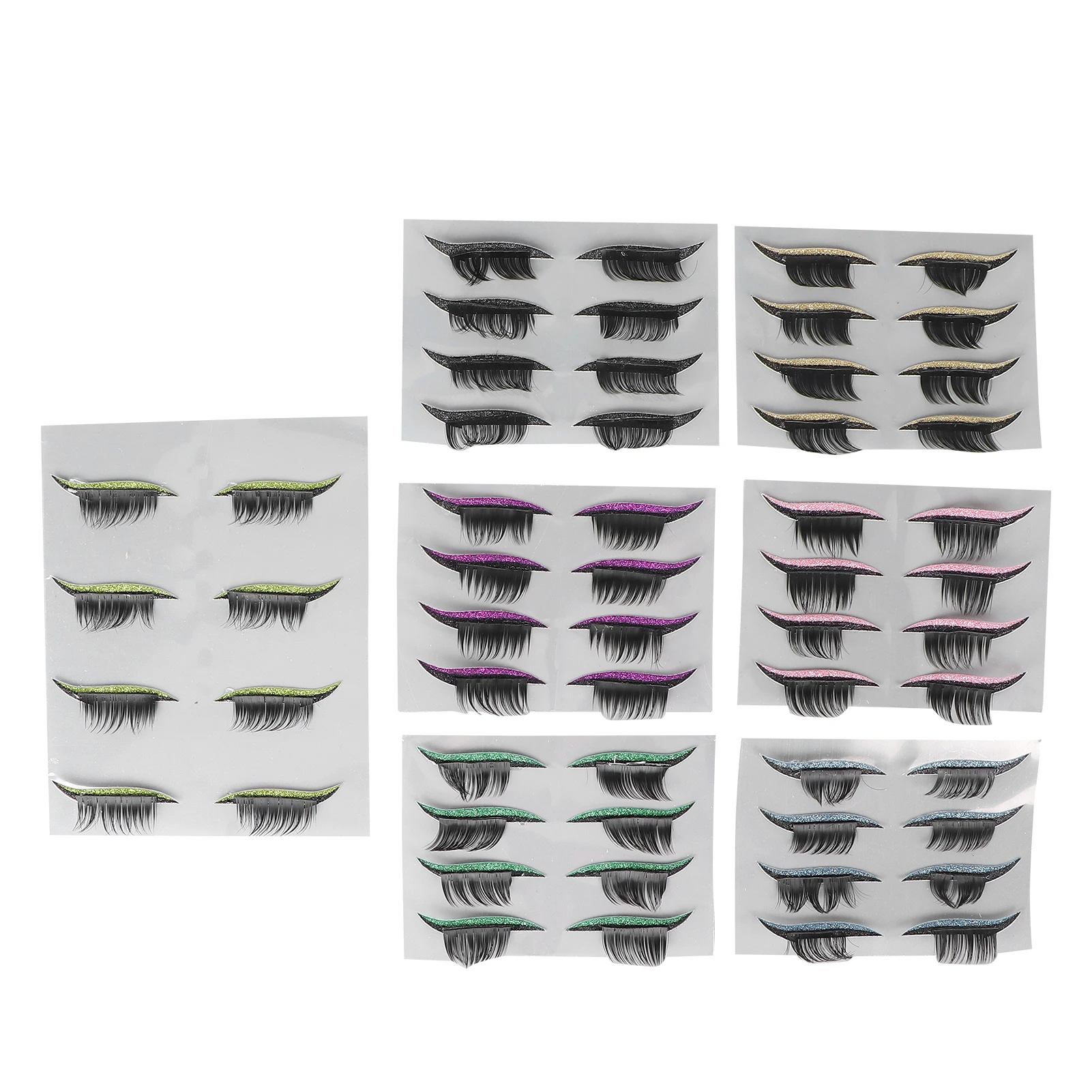 EELHOE 28 Pairs False Eyelashes 7 Colors Reusable Eyeliner Eyelash Stickers Makeup Supplies for Women Girls
EELHOE 28 Pairs False Eyelashes 7 Colors Reusable Eyeliner Eyelash Stickers Makeup Supplies for Women Girls