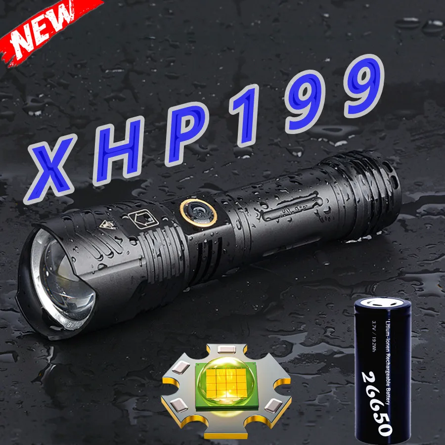 XHP199 Most Powerful LED Flashlight Torch USB Rechargeable Hunting Lantern XHP90 High Power Tactical Flashlight 18650 Hand Lamps 
XHP199 Most Powerful LED Flashlight Torch USB Rechargeable Hunting Lantern XHP90 High Power Tactical Flashlight 18650 Hand Lamps