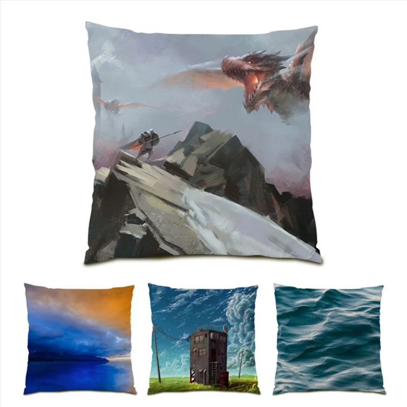 Creative Cushion Cover 45x45 Comfortable Nature Landscape Decoration Home Decor Polyester Linen Pillowcase Velvet New 2023 E1090
Creative Cushion Cover 45x45 Comfortable Nature Landscape Decoration Home Decor Polyester Linen Pillowcase Velvet New 2023 E1090