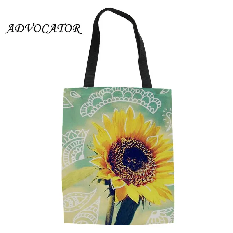 Women's Canvas Shopping Bags Sunflowers Printing Reusable Kawaii Tote Handbag Casual Cloth Students Book Bag Bolsa Reutilizable
Women's Canvas Shopping Bags Sunflowers Printing Reusable Kawaii Tote Handbag Casual Cloth Students Book Bag Bolsa Reutilizable