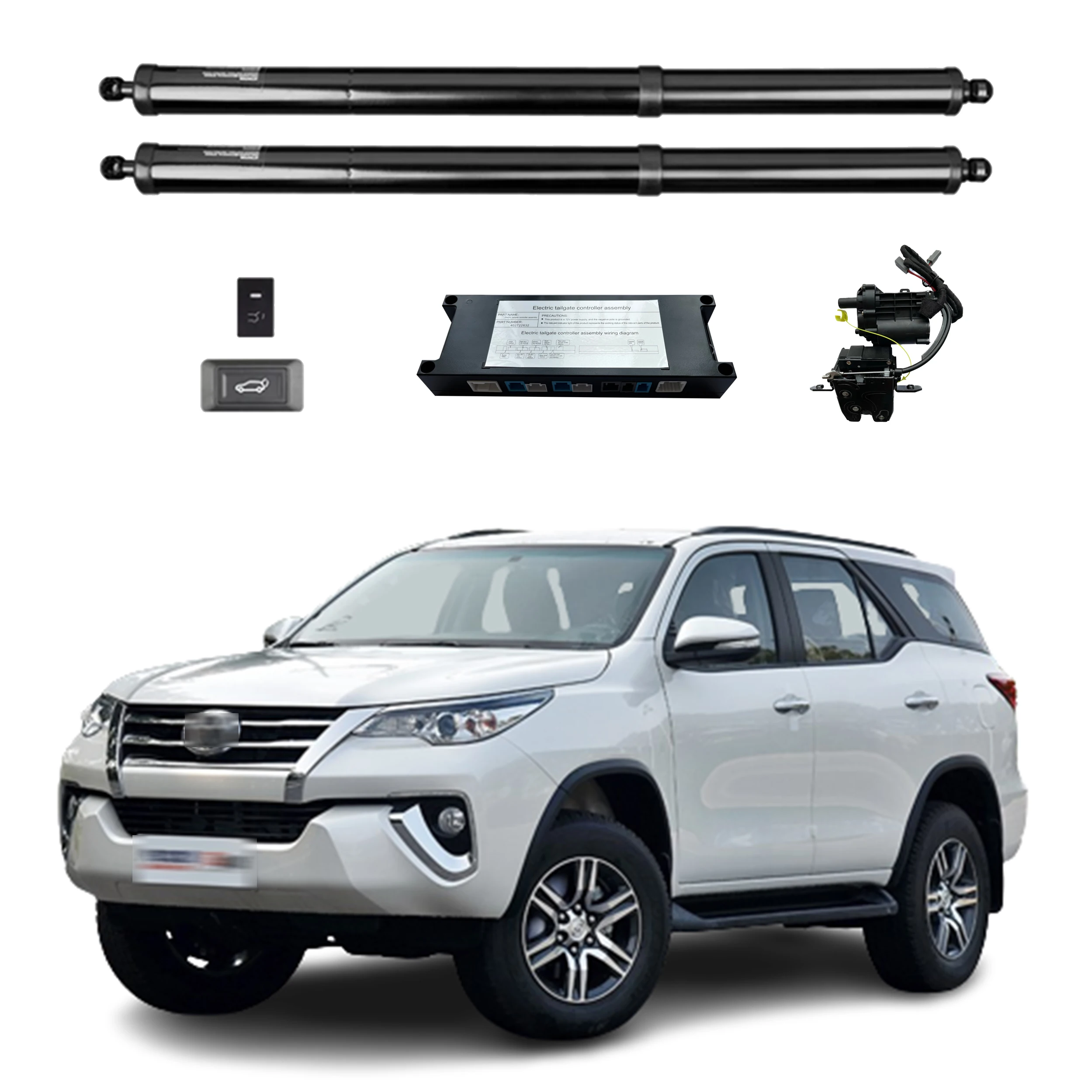 For Toyota Fortuner 2016+ Electric Tailgate Power Liftgate Auto Trunk Rear Door Opener With Remote Control Function High Quatity
For Toyota Fortuner 2016+ Electric Tailgate Power Liftgate Auto Trunk Rear Door Opener With Remote Control Function High Quatity
