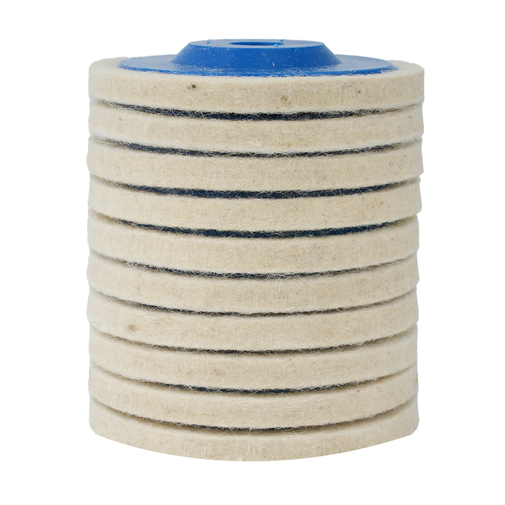 10pcs Wool Polishing Wheel 100 Mm Diameter Buffing Pads 16 Mm Inner For 100 Angle Grinders Felt Polishing Disc Power Tool Parts
10pcs Wool Polishing Wheel 100 Mm Diameter Buffing Pads 16 Mm Inner For 100 Angle Grinders Felt Polishing Disc Power Tool Parts