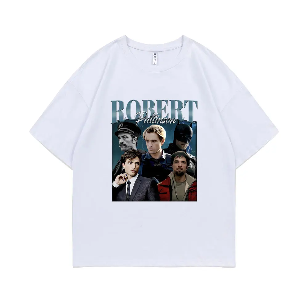 Vintage Robert Pattinson Graphic T-shirt Men Women Casual Oversized Short Sleeve Male Fashion T Shirts Male Hip Hop Streetwear
Vintage Robert Pattinson Graphic T-shirt Men Women Casual Oversized Short Sleeve Male Fashion T Shirts Male Hip Hop Streetwear