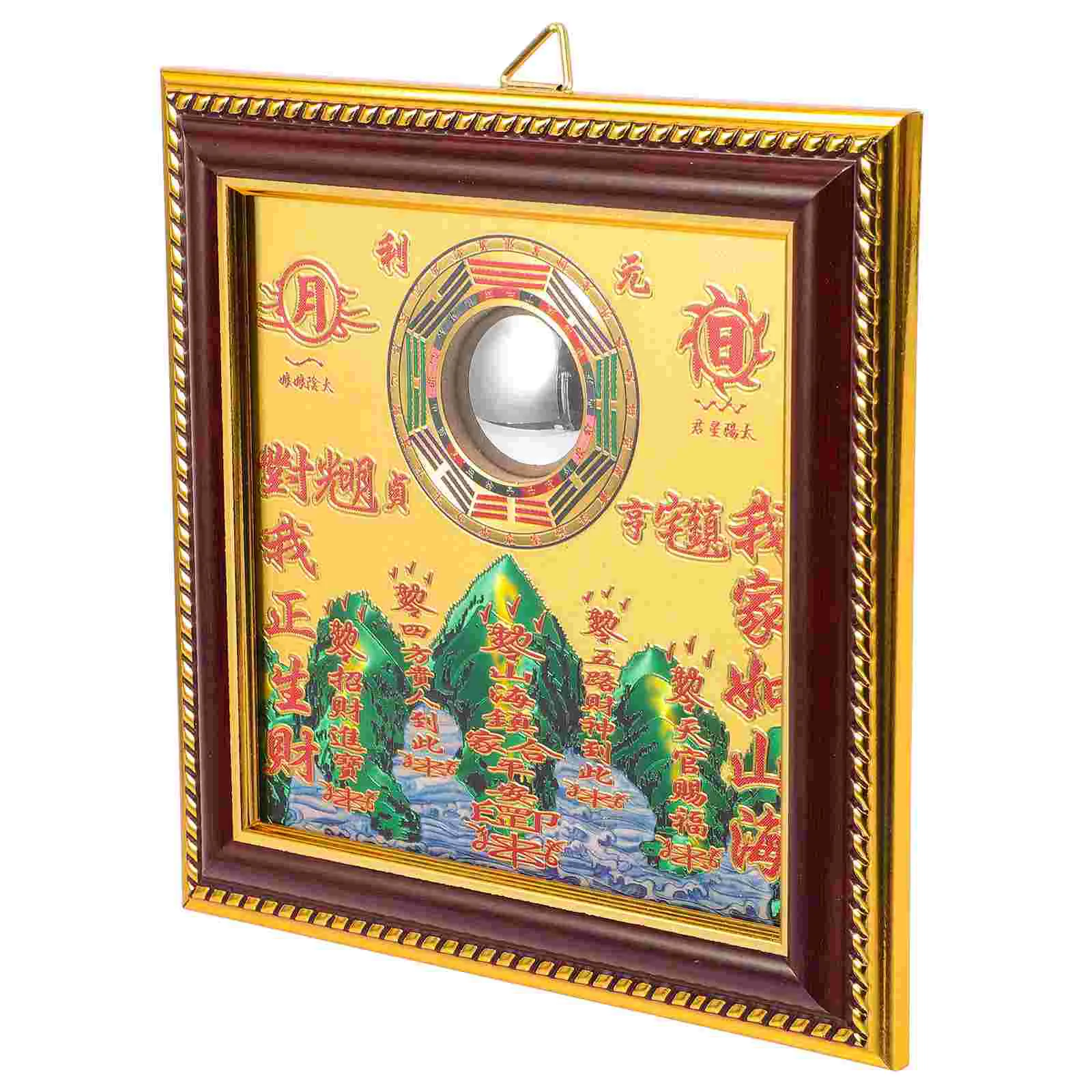 Mirror Chinese Bagua Hanging Ornament Wall Exorcism Amulet Convex Gossip Oriental Protection Board Decor New Year Painting Gift
Mirror Chinese Bagua Hanging Ornament Wall Exorcism Amulet Convex Gossip Oriental Protection Board Decor New Year Painting Gift