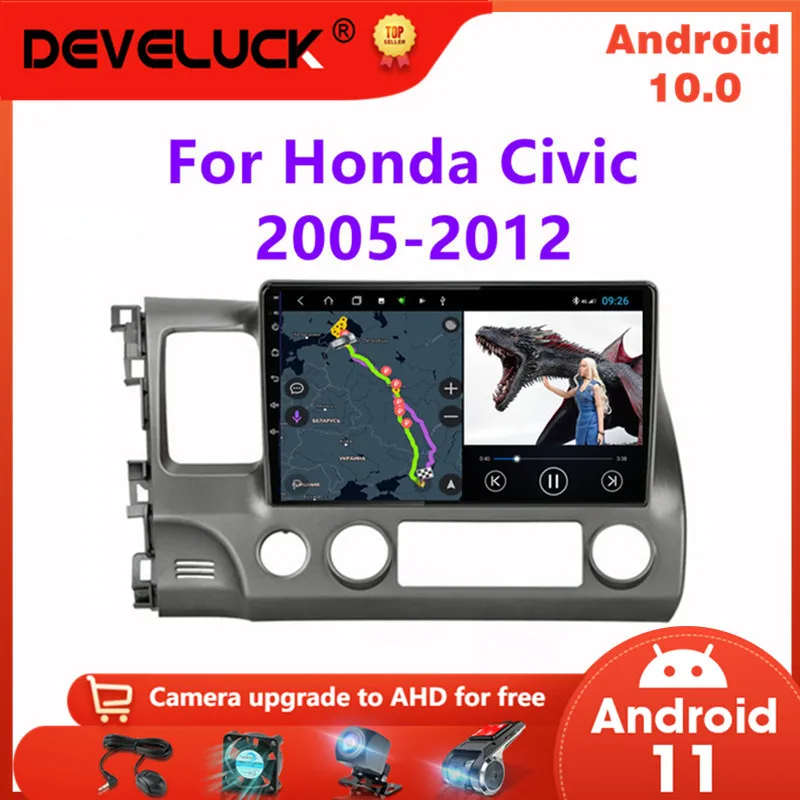 Android 10 2 din Car Radio Multimedia Video Player For Honda Civic 2005- 2012 Autoradio GPS Navigation WiFi 4G Net DVD Head Unit
Android 10 2 din Car Radio Multimedia Video Player For Honda Civic 2005- 2012 Autoradio GPS Navigation WiFi 4G Net DVD Head Unit