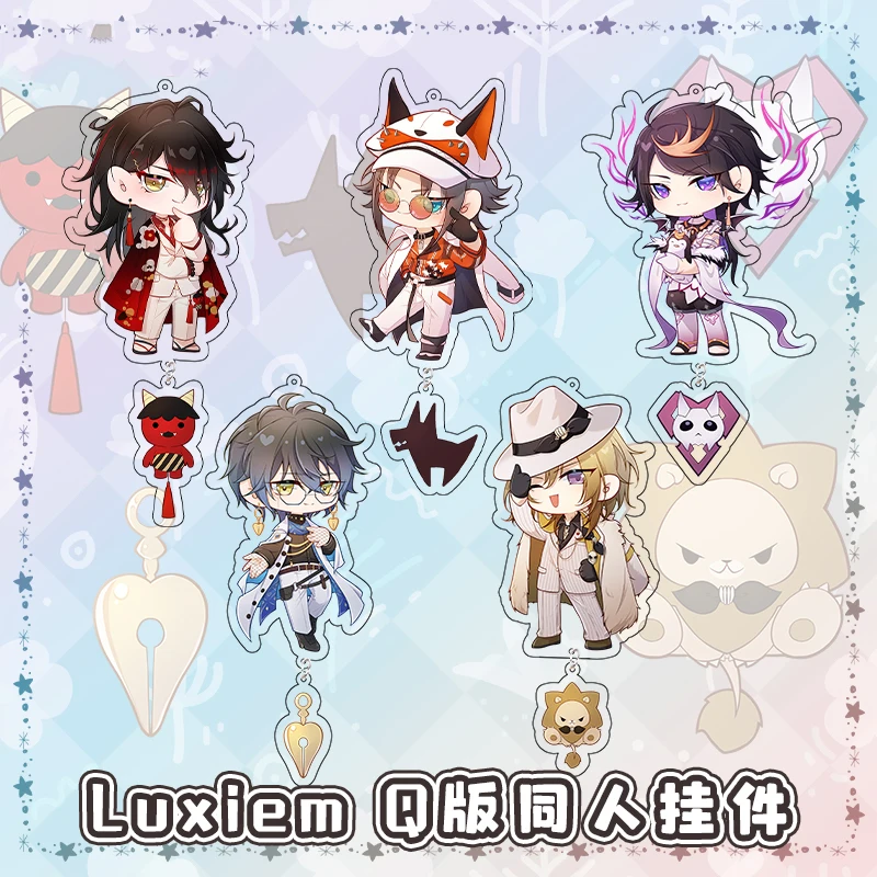 Anime Luxiem VTuber vox shu mysta luca ike Acrylic Cartoon ID Bus Bank Card Holder Keychain Card Case Pendant Toy Decor
Anime Luxiem VTuber vox shu mysta luca ike Acrylic Cartoon ID Bus Bank Card Holder Keychain Card Case Pendant Toy Decor