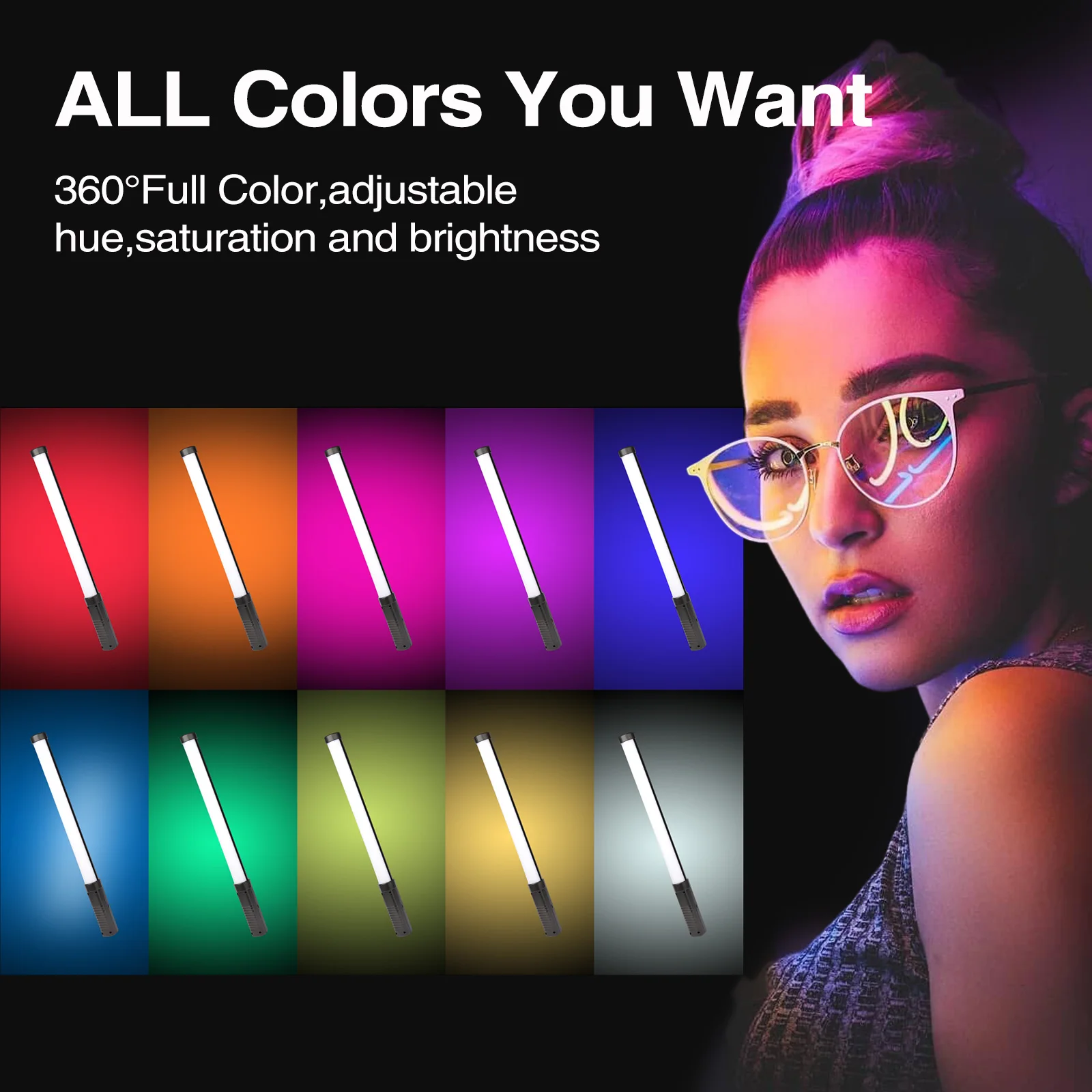 8W RGB Handheld Light Stick Full Color LED Video Light for Photo Studio Shooting Fill Light for Live Broadsword Tik Tok YouTube
8W RGB Handheld Light Stick Full Color LED Video Light for Photo Studio Shooting Fill Light for Live Broadsword Tik Tok YouTube