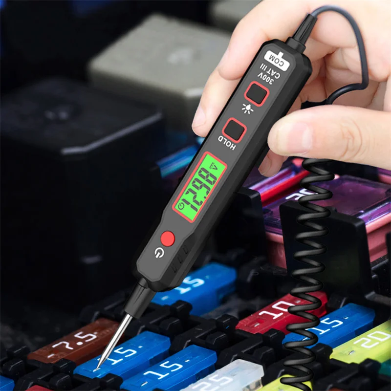 Circuit Display Probe Pen Test Car Tester Maintenance Diagnostic Automobile Tester Digital Fault Circuit Backlight Fuse Car
Circuit Display Probe Pen Test Car Tester Maintenance Diagnostic Automobile Tester Digital Fault Circuit Backlight Fuse Car
