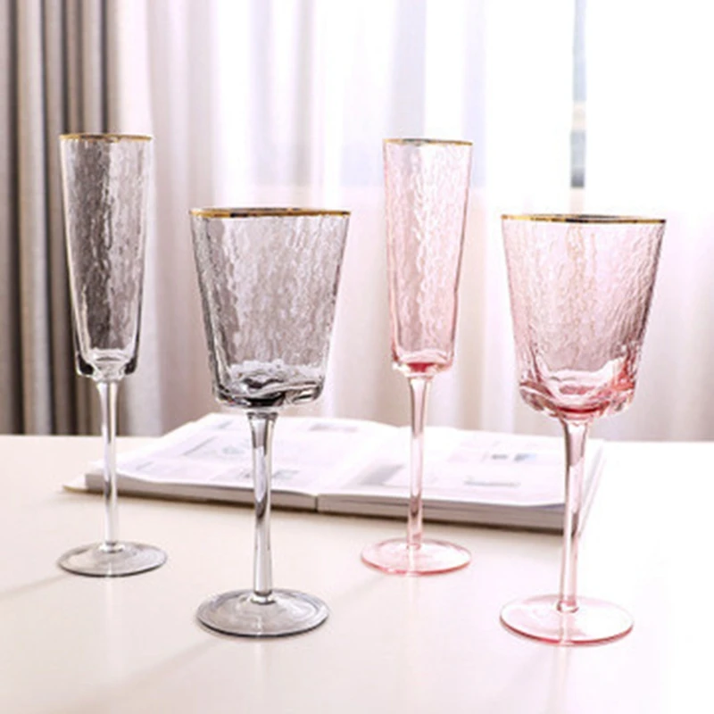 4 PCS Reative Glass Set Gold Rim Crystal Champagne Goblet European Whiskey Goblet Cocktail Cup Home Bar Drinking Set
4 PCS Reative Glass Set Gold Rim Crystal Champagne Goblet European Whiskey Goblet Cocktail Cup Home Bar Drinking Set