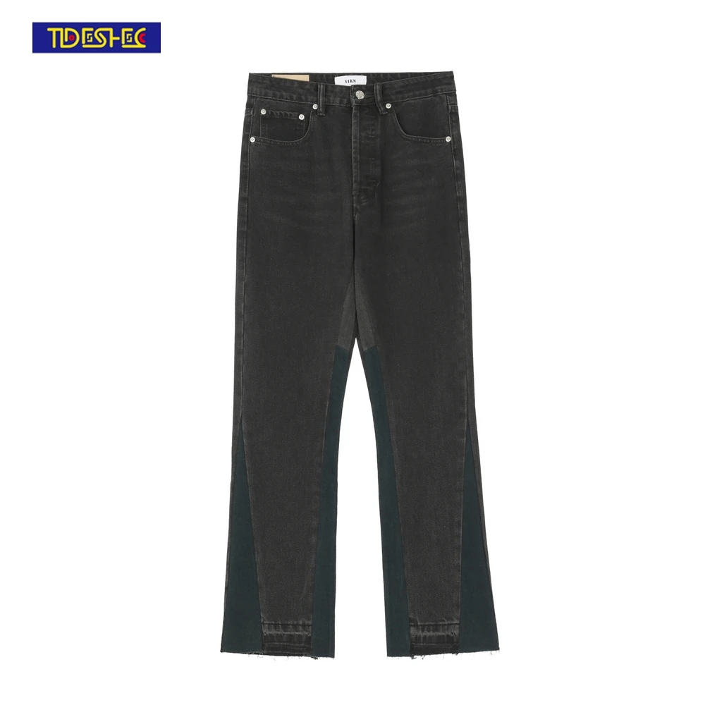 TIDESHEC 2022 Men Flares Pants Men High Street Vintage Distressed Washed Patchwork Jeans Plus Size Streetwear Trousers
TIDESHEC 2022 Men Flares Pants Men High Street Vintage Distressed Washed Patchwork Jeans Plus Size Streetwear Trousers