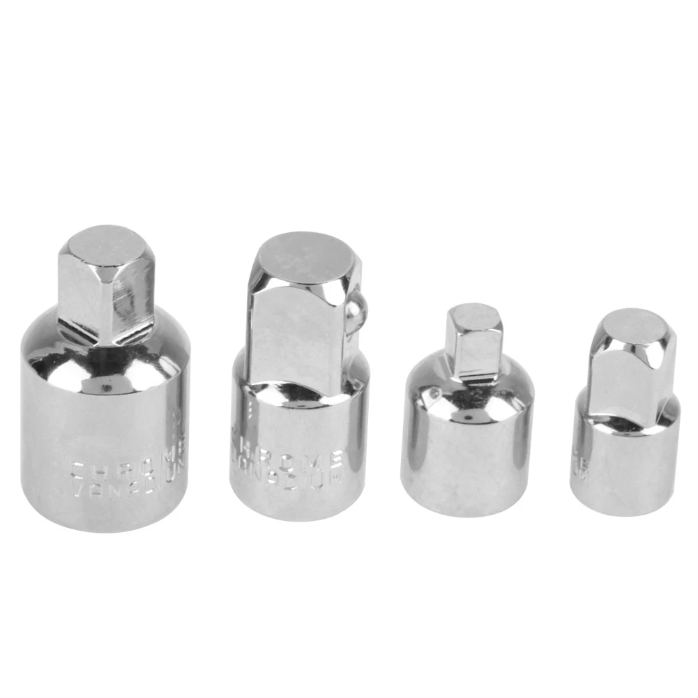 4Pcs Silver Chrome Vanadium Steel Socket Adapter Reducers 1/2", 3/8", 1/4" Wrench Adapter 4pcs 4pcs
4Pcs Silver Chrome Vanadium Steel Socket Adapter Reducers 1/2", 3/8", 1/4" Wrench Adapter 4pcs 4pcs