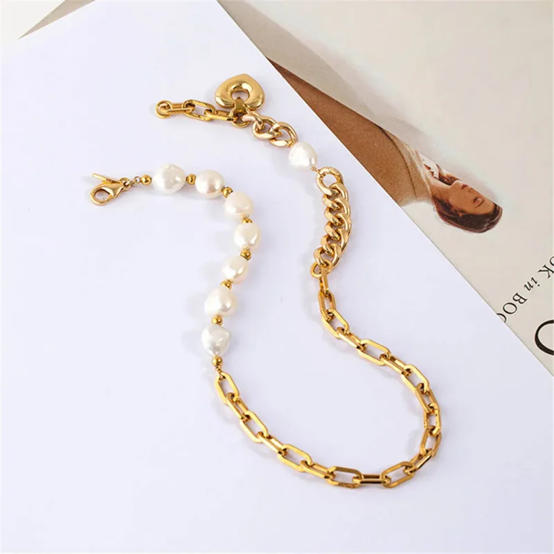Natural Baroque Freshwater Pearl Women Necklace European American Jewelry Wholesale Love Charm Copper Gold Planted Sweater Chain
Natural Baroque Freshwater Pearl Women Necklace European American Jewelry Wholesale Love Charm Copper Gold Planted Sweater Chain