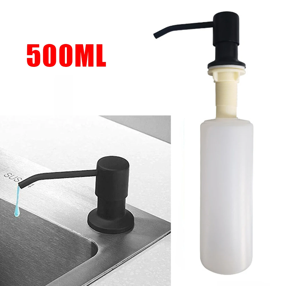 500ml Soap Dispenser Kitchen Sink Black Hand Pump Washing Up Liquid ABS Bottle Manually Press Soap Bottle Kitchen Accessories
500ml Soap Dispenser Kitchen Sink Black Hand Pump Washing Up Liquid ABS Bottle Manually Press Soap Bottle Kitchen Accessories