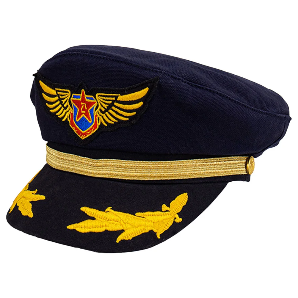 Aldult Pilot Hat Child Sailor Hats Adults Boating Captain Cotton Stage Performance
Aldult Pilot Hat Child Sailor Hats Adults Boating Captain Cotton Stage Performance