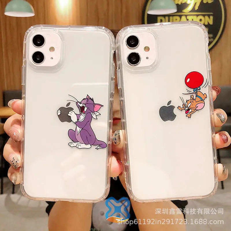 Bandai Funny Tom and Jerry Creative Clear Silicon Mobile Phone Case For iPhone 7 8Plus XR Xs XsMax 11 12 13 Pro Max Case
Bandai Funny Tom and Jerry Creative Clear Silicon Mobile Phone Case For iPhone 7 8Plus XR Xs XsMax 11 12 13 Pro Max Case