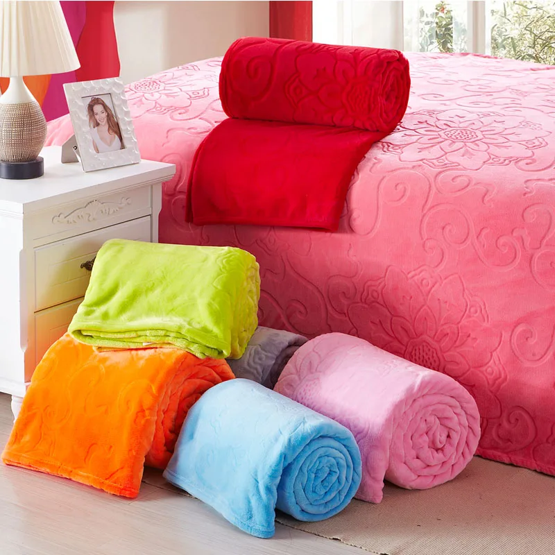 Solid Blankets for Bed Soft Blanket Thick Flannel Warm Blanket On The Sofa Fleece Blanket Flat Bed Sheet Skin-friendly Bedspread
Solid Blankets for Bed Soft Blanket Thick Flannel Warm Blanket On The Sofa Fleece Blanket Flat Bed Sheet Skin-friendly Bedspread
