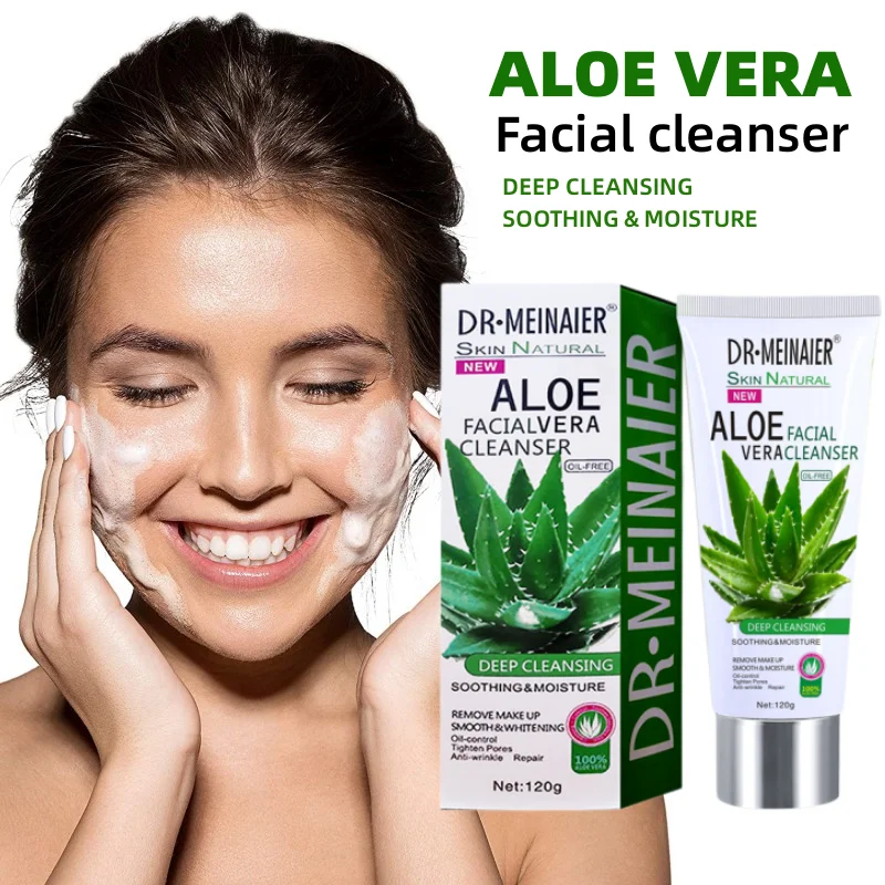 ALOE VERA Facial Cleanser Face Wash Cleaner for Smooth,Pore Acne,Hydrated,Soft Skin REMOVE DULLNESS EXFOLIATION SKIN WHITENING
ALOE VERA Facial Cleanser Face Wash Cleaner for Smooth,Pore Acne,Hydrated,Soft Skin REMOVE DULLNESS EXFOLIATION SKIN WHITENING