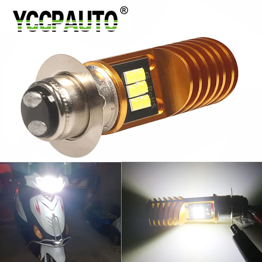 YCCPAUTO 1Pcs P15D-25-1 H6M P15D LED Motorcycle Headlights Motor Bulb Bike Scooter High/Low Beam Head Lamp 1200Lm 12V
YCCPAUTO 1Pcs P15D-25-1 H6M P15D LED Motorcycle Headlights Motor Bulb Bike Scooter High/Low Beam Head Lamp 1200Lm 12V