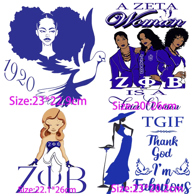 Patches For Clothing Zeta Phi Beta Fighter Born Finer Woman in Tranining Thank God I'm Fabulous Afro Girls Iron on Patches
Patches For Clothing Zeta Phi Beta Fighter Born Finer Woman in Tranining Thank God I'm Fabulous Afro Girls Iron on Patches