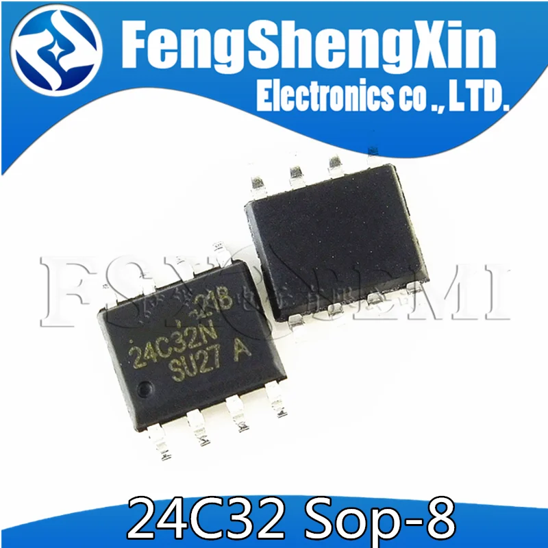 100pcs/lot New AT24C32 24C32 24C32N 24C32AN SOP-8 Block/serial EEPROM memory IC 
100pcs/lot New AT24C32 24C32 24C32N 24C32AN SOP-8 Block/serial EEPROM memory IC