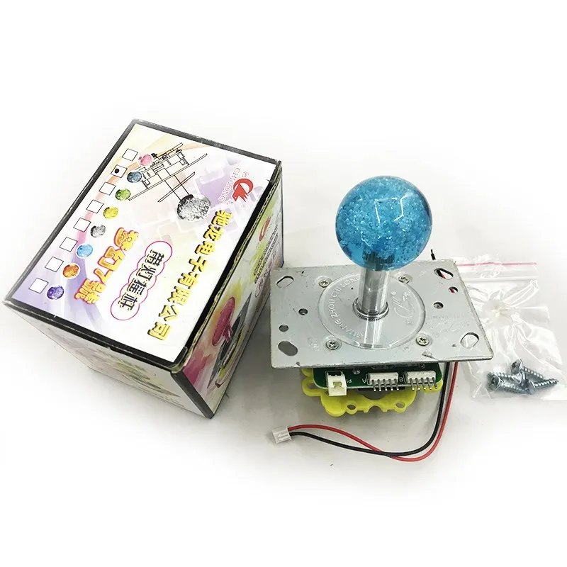 4.5mm Crystal Ball Colorful LED Glitter Lighted Illuminated arcade game Joystick 7 color flashing arcade fighting joystick
4.5mm Crystal Ball Colorful LED Glitter Lighted Illuminated arcade game Joystick 7 color flashing arcade fighting joystick