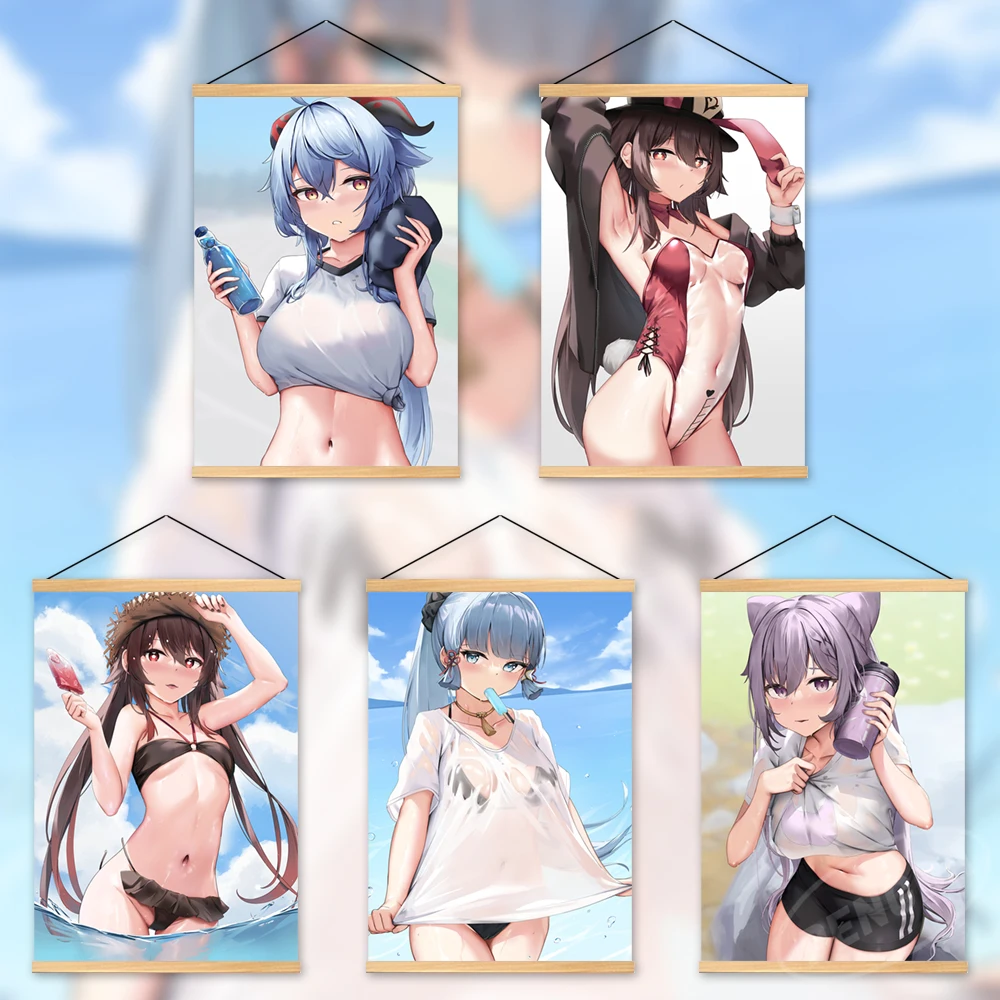 HD Wooden Hanging Genshin Impact Painting Canvas Kuki Shinobu Prints Decor Home Anime Poster Yan Fei Modular Pictures Wall Art 
HD Wooden Hanging Genshin Impact Painting Canvas Kuki Shinobu Prints Decor Home Anime Poster Yan Fei Modular Pictures Wall Art