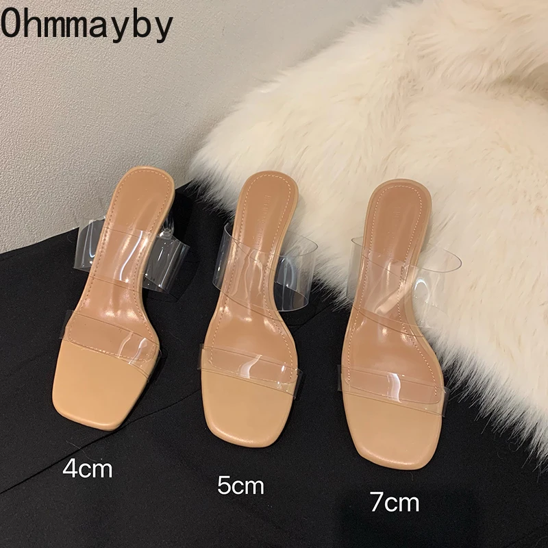 2022 Summer Clear Women Slipper Open Toe Ladies Elegant Square High Heel Outdoor Sexy Outdoor Slides Shoes
2022 Summer Clear Women Slipper Open Toe Ladies Elegant Square High Heel Outdoor Sexy Outdoor Slides Shoes