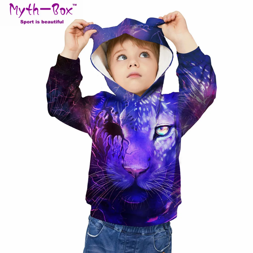 Autumn Winter Children's Hoodies Lion 3D Print Kids Sweatshirts Junior Child Tops Loose Pullover 5-12y Boy&Girl's Hooded Sweater
Autumn Winter Children's Hoodies Lion 3D Print Kids Sweatshirts Junior Child Tops Loose Pullover 5-12y Boy&Girl's Hooded Sweater