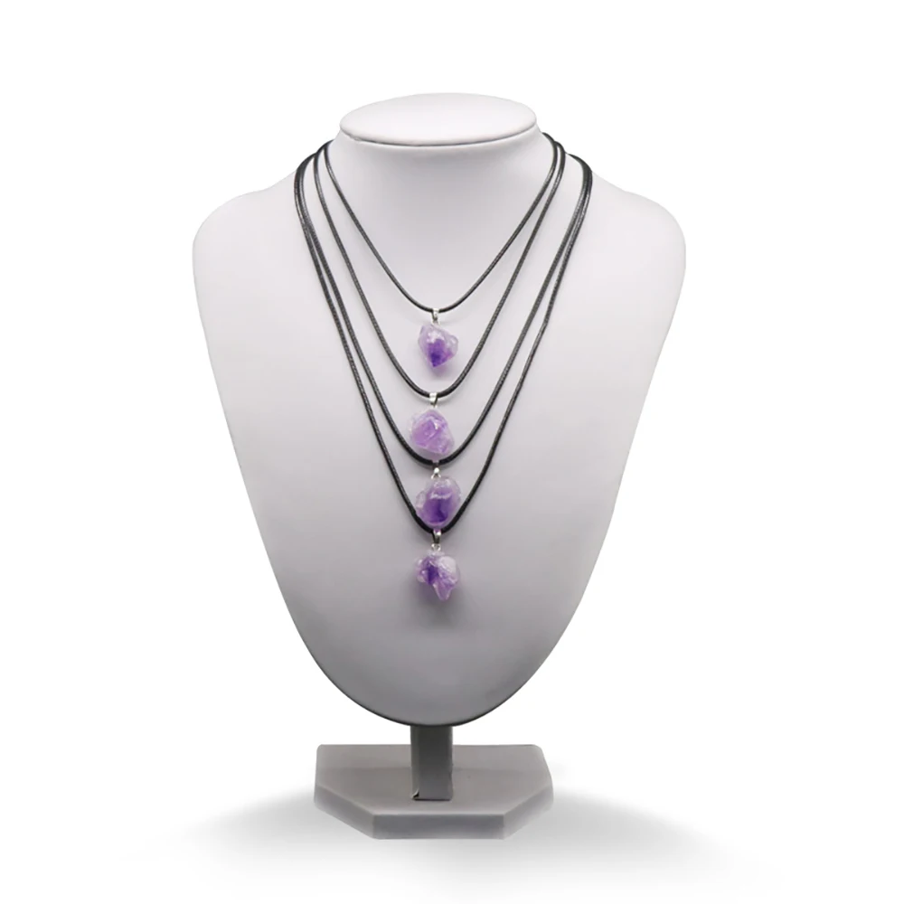 Natural Stone Amethyst Cluster Irregular Pendant Necklace Clavicle Rope Chain ForDIY Jewelry Making Accessorie Gem Charm Gift1PC
Natural Stone Amethyst Cluster Irregular Pendant Necklace Clavicle Rope Chain ForDIY Jewelry Making Accessorie Gem Charm Gift1PC