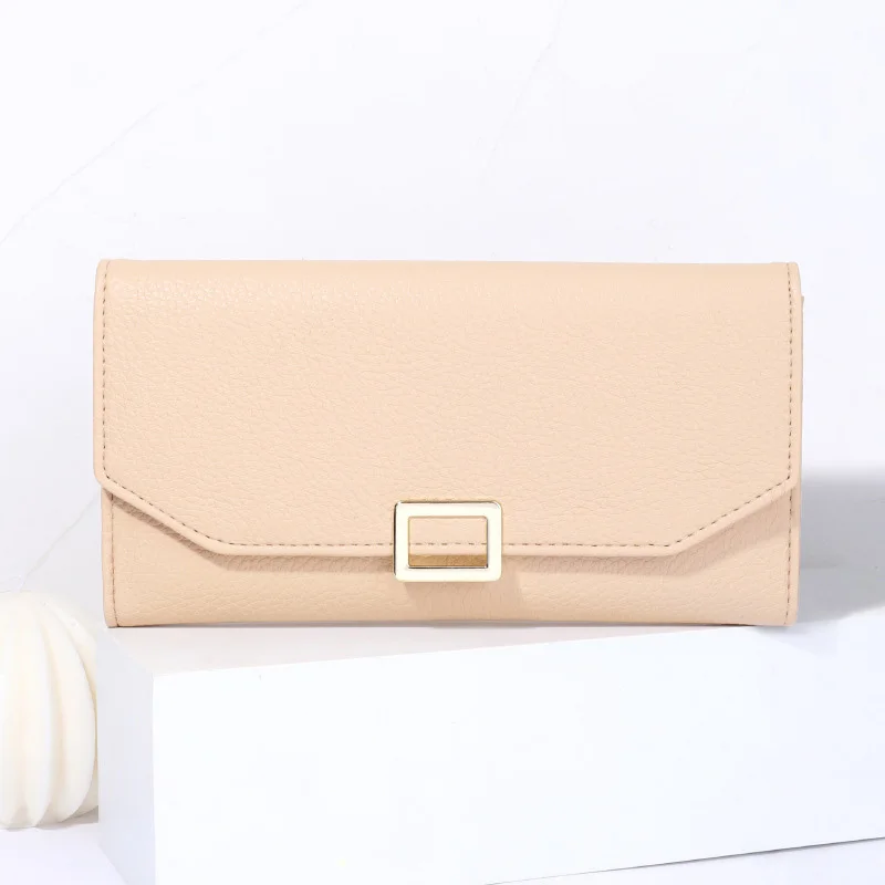 New 3-Fold Multi Card Long Wallet Women's Lychee Pattern Fashion Versatile Handbag Lady Classic Party Clutch Bag
New 3-Fold Multi Card Long Wallet Women's Lychee Pattern Fashion Versatile Handbag Lady Classic Party Clutch Bag
