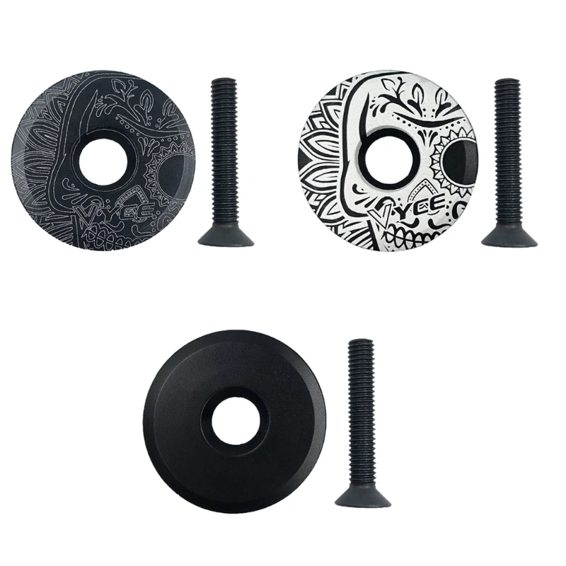 Aluminum Alloy Bicycle Top Stem Cover with Screw Bike Top Tube Cap Front Fork Top Stem Cover MTB Bikes Supplies
Aluminum Alloy Bicycle Top Stem Cover with Screw Bike Top Tube Cap Front Fork Top Stem Cover MTB Bikes Supplies