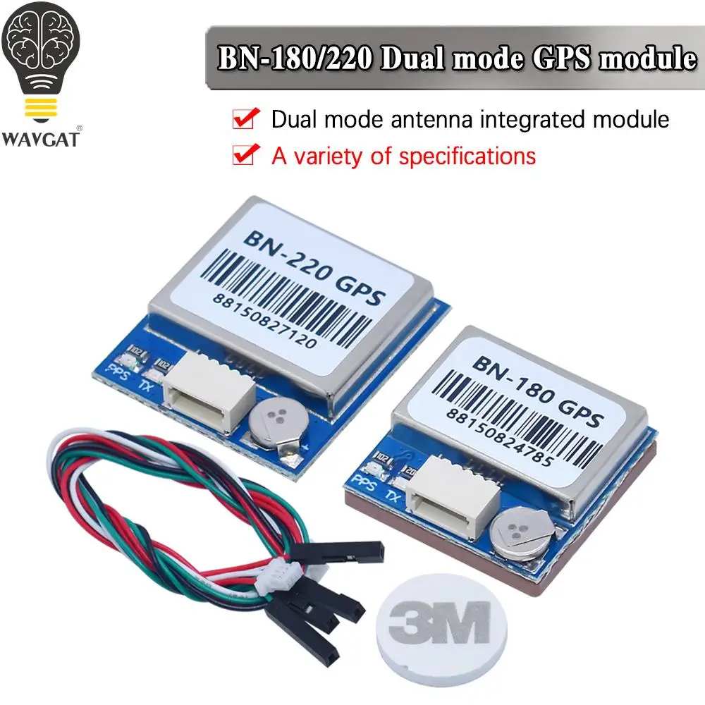 WAVGAT BN-180 BN220 GPS GLONASS antenna module M8030 TTL level for RC Racing FPV uav quadcopter for accessories
WAVGAT BN-180 BN220 GPS GLONASS antenna module M8030 TTL level for RC Racing FPV uav quadcopter for accessories