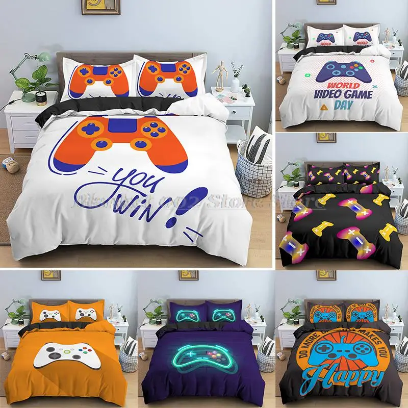 Gamer Bedding Sets for Boys Gaming Duvet Cover Set Twin Size Boys Video Games Comforter Cover Playstation Designs Bed Set
Gamer Bedding Sets for Boys Gaming Duvet Cover Set Twin Size Boys Video Games Comforter Cover Playstation Designs Bed Set