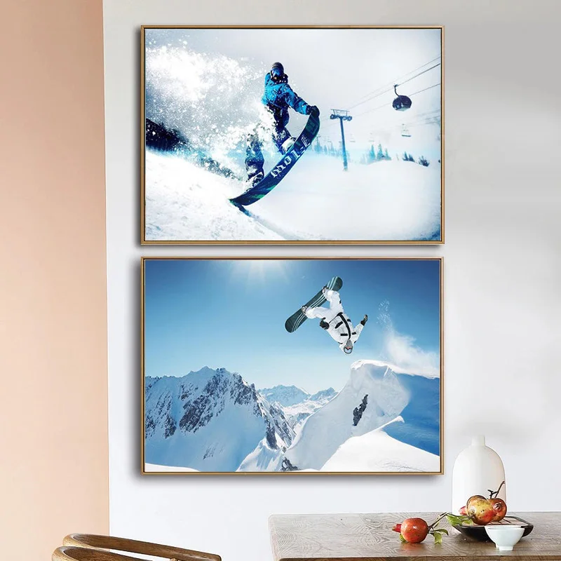 Modern Skiing Sport Print Canvas Painting Poster and Snowboarding Snow Mountain Wingsuit Flying Wall Decor Art for Room
Modern Skiing Sport Print Canvas Painting Poster and Snowboarding Snow Mountain Wingsuit Flying Wall Decor Art for Room