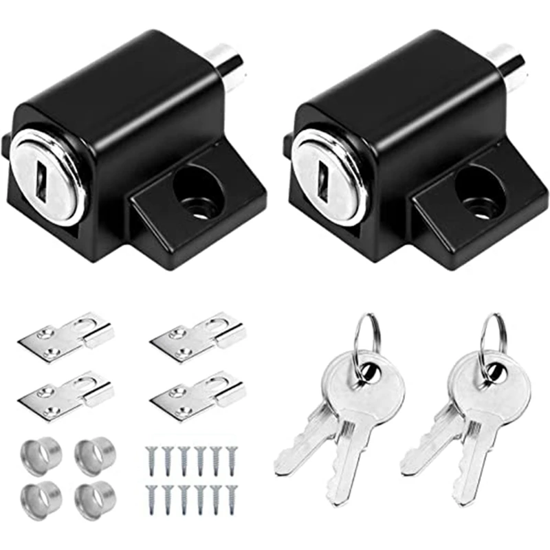 2-Piece Set Stainless Steel Aluminum Alloy Window Lock Anti-Theft Lock Sliding Door Child Anti-Theft Lock Black
2-Piece Set Stainless Steel Aluminum Alloy Window Lock Anti-Theft Lock Sliding Door Child Anti-Theft Lock Black