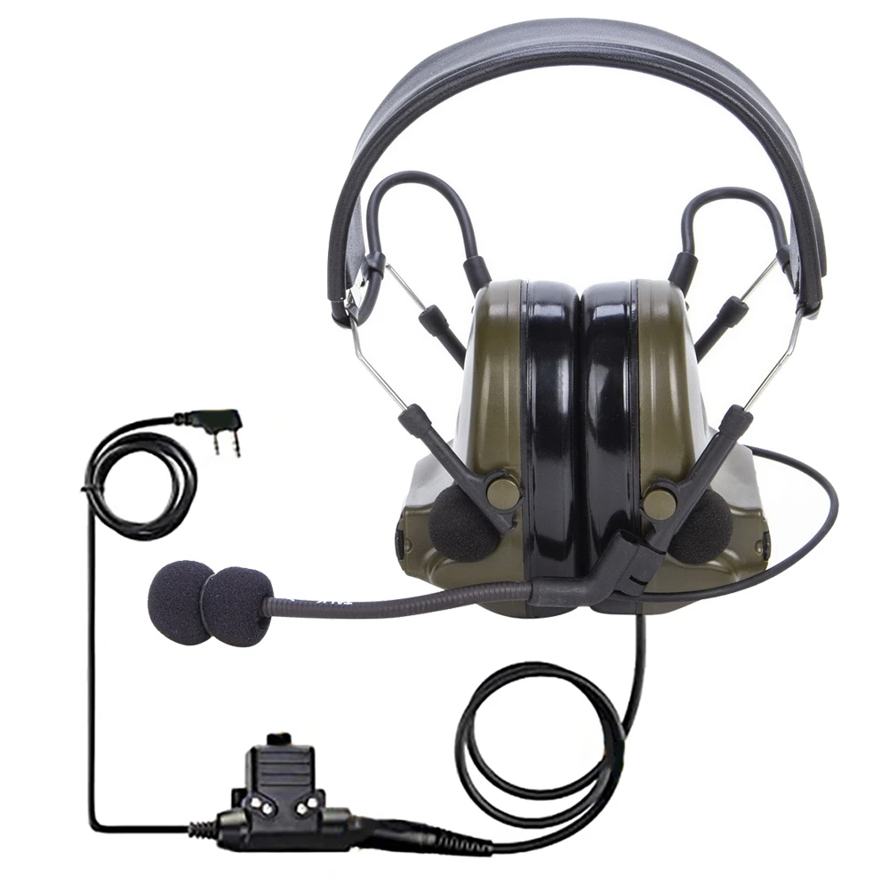 U94 Headphones for Baofeng Kenwood Silicone Earmuffs Outdoor Hunting Sports Noise Cancelling Walkie Talkie Headphones-A
U94 Headphones for Baofeng Kenwood Silicone Earmuffs Outdoor Hunting Sports Noise Cancelling Walkie Talkie Headphones-A