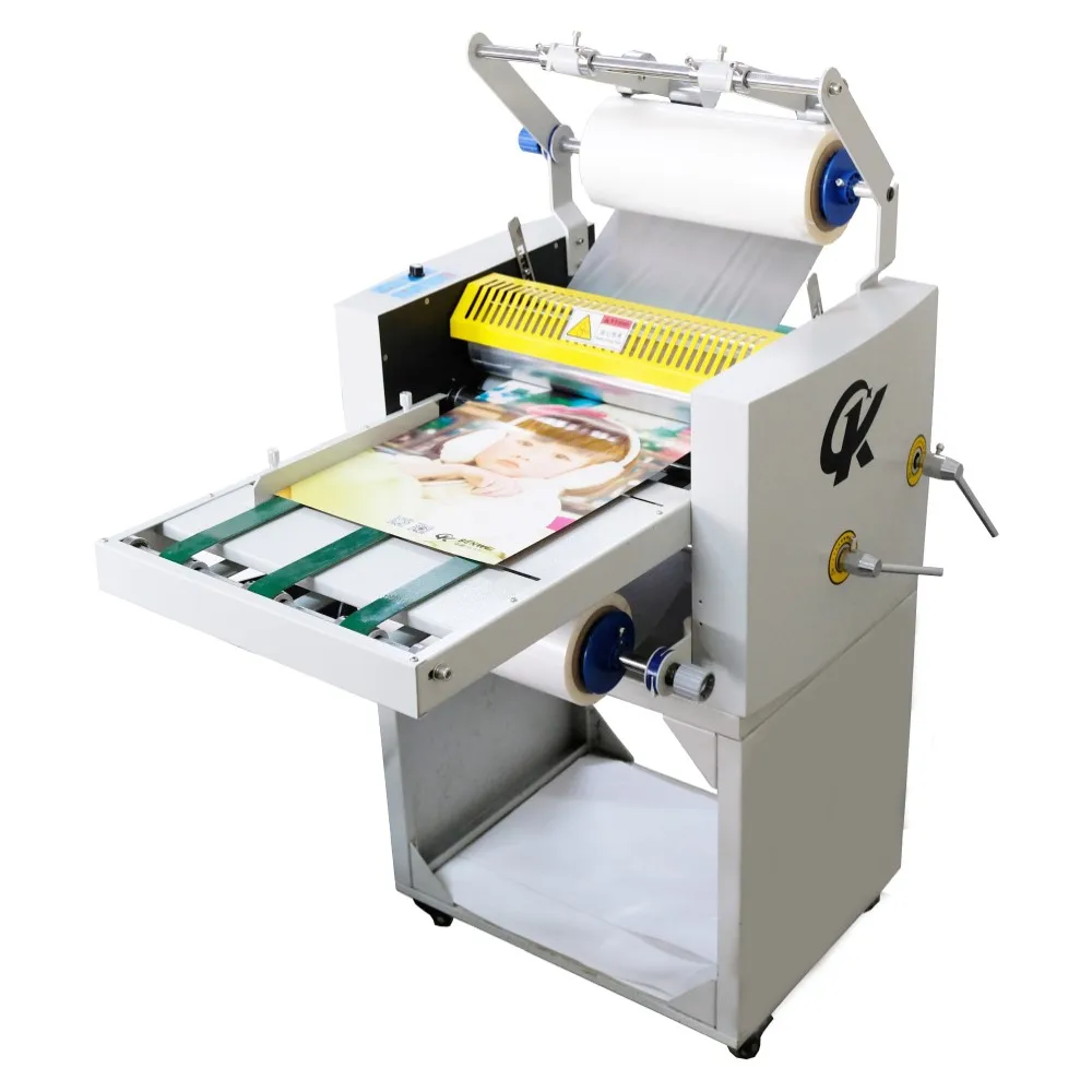 a4 size automatic 370mm thermal laminating glue laminator machine with separation system
a4 size automatic 370mm thermal laminating glue laminator machine with separation system