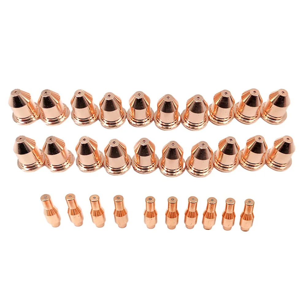 10PCS Plasma Electrode 56576 & 20PCS Tips 56811 Compatible with Harbor Freight Titanium 45 Cutter IPT 45 PT 45 Torch
10PCS Plasma Electrode 56576 & 20PCS Tips 56811 Compatible with Harbor Freight Titanium 45 Cutter IPT 45 PT 45 Torch