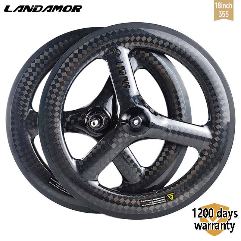 LANDAMOR 355 3 Спицы Углеродные колеса для складного велосипеда Brompton Chedech 4 7 Скорость обода C V тормоз керамический подшипник
LANDAMOR 355 3 Спицы Углеродные колеса для складного велосипеда Brompton Chedech 4 7 Скорость обода C V тормоз керамический подшипник