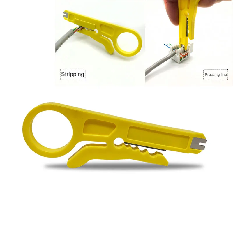 

3/9pcs Mini Wire Stripper Knife Crimper Pliers Crimping Tool Cable Stripping Wire Cutter Multi Tools Cut Line Pocket Multitools