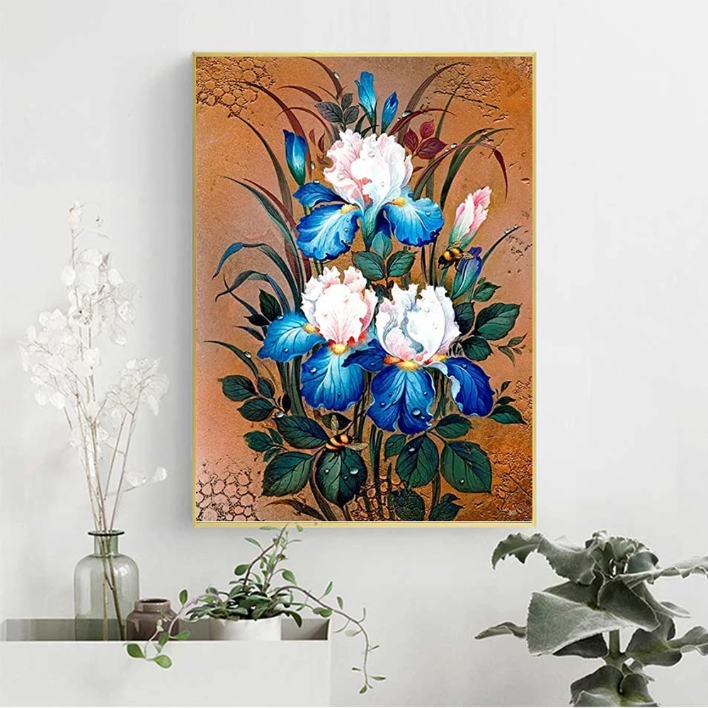 5D Diamond Painting Flower Diamond Mosaic Full Rhinestone Embroidery Cross Stitch Kit Home Decor Round Diamond Art Painting
5D Diamond Painting Flower Diamond Mosaic Full Rhinestone Embroidery Cross Stitch Kit Home Decor Round Diamond Art Painting