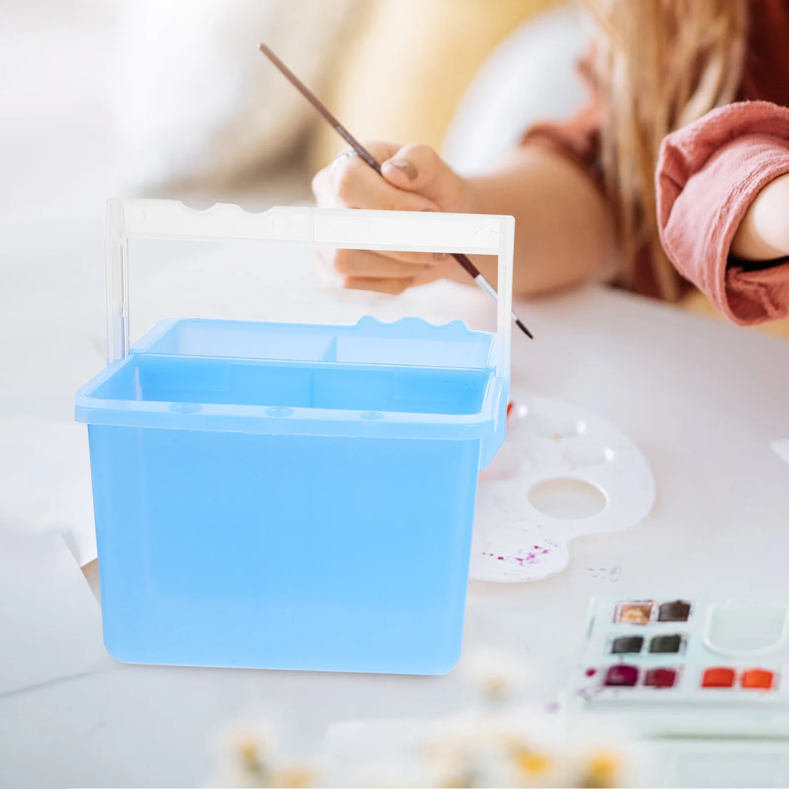 Brush Cleaner Compact Holder Washer Watercolor Handle Household Bucket Portable Sink
Brush Cleaner Compact Holder Washer Watercolor Handle Household Bucket Portable Sink