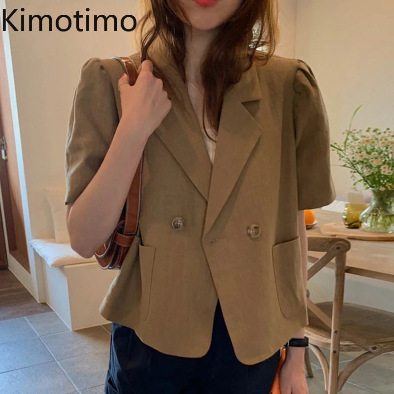 Kimotimo корейские блейзеры для женщин шикарные летние этнические винтажные с отложным воротником двубортные свободные короткие костюмы с пыш...
Kimotimo корейские блейзеры для женщин шикарные летние этнические винтажные с отложным воротником двубортные свободные короткие костюмы с пыш...