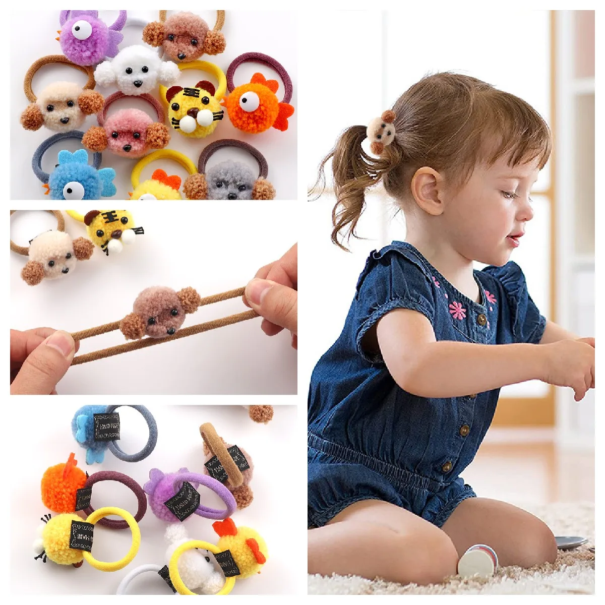 Hair Accessories for Girls Bandas Para El Pelo Scrunchies Ties Band Elastique Cheveux Fille Bandeau Tie Cute Cartoon Puppy Chick
Hair Accessories for Girls Bandas Para El Pelo Scrunchies Ties Band Elastique Cheveux Fille Bandeau Tie Cute Cartoon Puppy Chick
