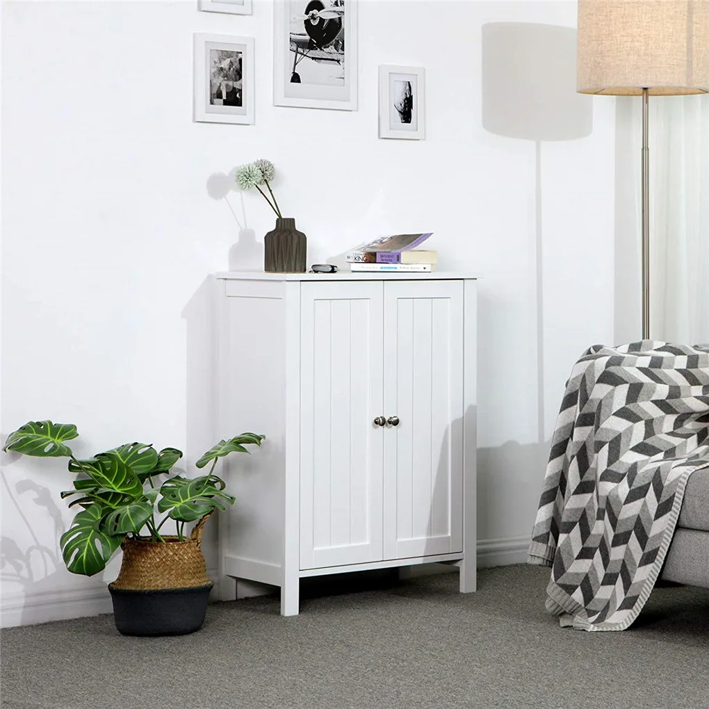 NONE Bathroom Cabinet Freestanding Floor Cupboard 2 Adjustable Shelves 2 Doors Storage Shelf for Home
NONE Bathroom Cabinet Freestanding Floor Cupboard 2 Adjustable Shelves 2 Doors Storage Shelf for Home
