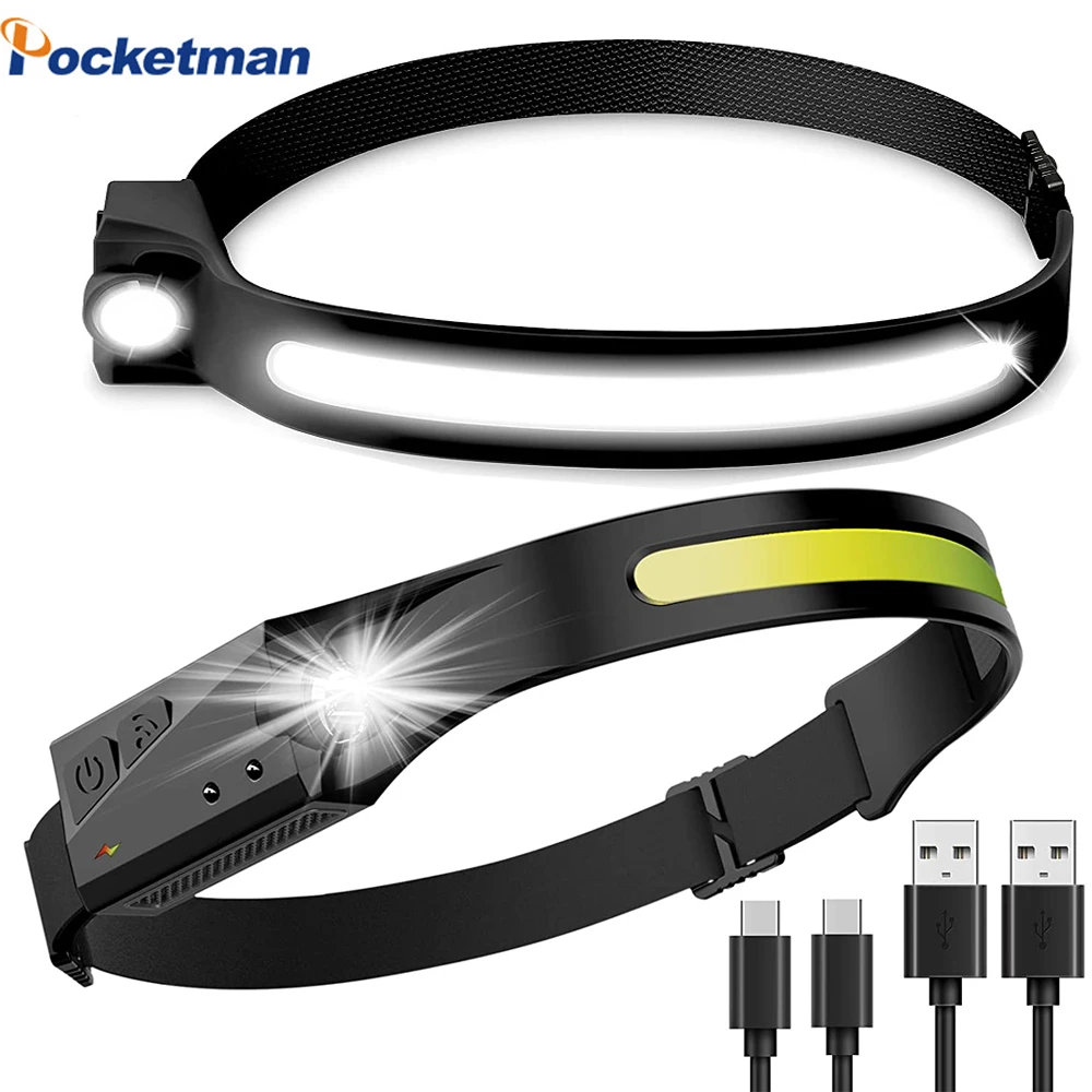 Мощный налобный фонарь с широким лучом, водонепроницаемый COB светодиод с датчиком движения, индукционный Головной фонарь для кемпинга, похо...
Мощный налобный фонарь с широким лучом, водонепроницаемый COB светодиод с датчиком движения, индукционный Головной фонарь для кемпинга, похо...