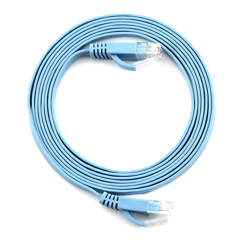 Компьютерный сетевой кабель CAT6 RJ45, плоский Джампер CAT6, супер шесть сетевых кабелей, подходящий для компьютера, ноутбука, маршрутизатора-син...
Компьютерный сетевой кабель CAT6 RJ45, плоский Джампер CAT6, супер шесть сетевых кабелей, подходящий для компьютера, ноутбука, маршрутизатора-син...